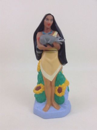 Pocahontas Disney Princess Figure Kid Care 9.  5 " Bubble Bath Bottle Vintage 90s