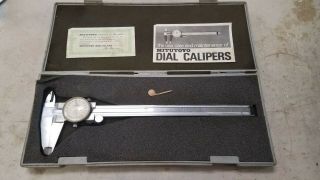 Mitutoyo Dial Caliper 505 - 644 - 50 8 Inch Vintage Japan