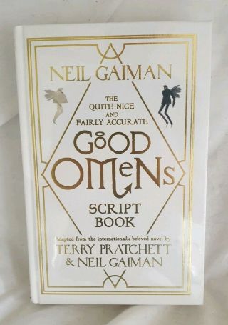 Neil Gaimon - Good Omens Scripts Book - Signed 1st Edition - - Freepost -