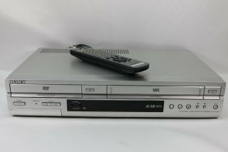 Sony Slv - D350p Dvd Vhs Vcr Combo Player With Remote