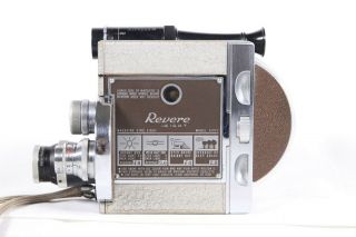 Revere 8 Model Sixty Cartridge 8mm Movie Camera with 3 Lenses,  Film,  and Case 3