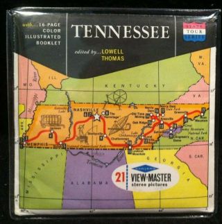 Vintage View - Master Reels Set Tennessee State Tour Series W/ Booklet