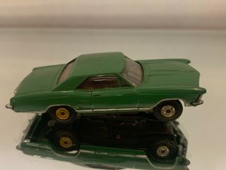Vintage Aurora Ho Scale Slot Car,  Green Buick
