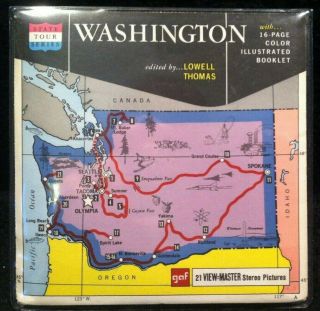Vintage View - Master Reels Set Washington State Tour Series W/ Booklet