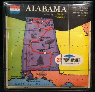Vintage View - Master Reels Set Alabama State Tours Series W/ Booklet