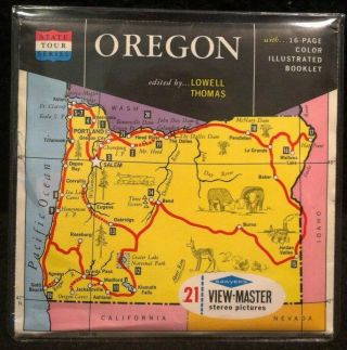 Vintage View - Master Reels Set Oregon State Tour Series W/ Booklet
