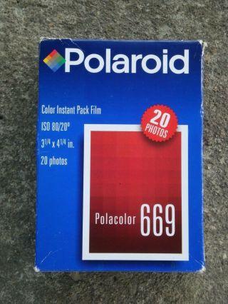Polaroid Polacolor 669 Color Instant Pack Film