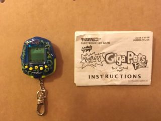 Vintage 1998 Nickelodeon Rugrats Giga Pet With Instructions