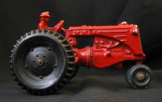 Vintage Slik Toys Metal Red Farm Tractor Mm Minneapolis Moline Diecast Toy Usa