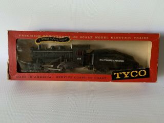 Vintage Ho Scale Model Railroad Locomotive Electric Train B & O Shifter W/ Smoke