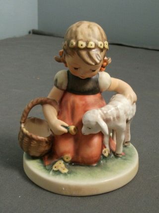Vintage Mj Hummel Figurine - Favorite Pet - 361 Goebel W Germany 1960 - Ns