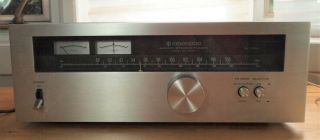 Vintage Kenwood Kt 5500 Stereo Tuner W/ Box In Great