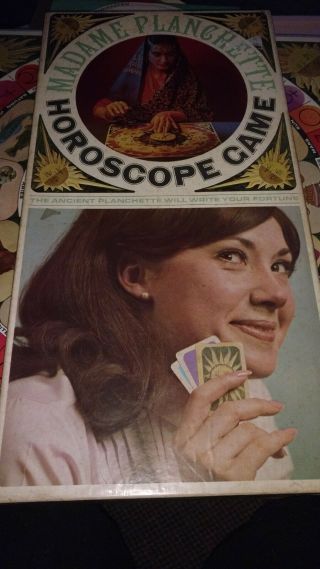 Vtg 1967 Madame Planchette Horoscope Game Selchow & Righter Complete Zodiac