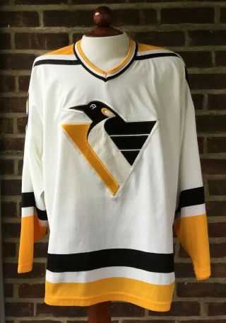 Vintage Ccm Pittsburgh Penguins Home Jersey Size Xl