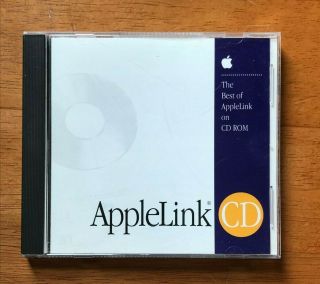 The Best Of Applelink On Cd - Rom January 1993 Vintage Mac Apple Computer