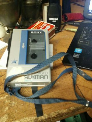 Vintage Sony Wm - 8 Walkman Cassette Player Parts/repair