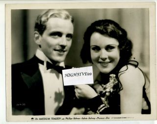 Frances Dee & Phillips Holmes " An American Tragedy " Vintage 1931 Publicity Photo