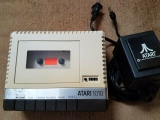Atari 1010 Program Tape Recorder Cassette Vintage For 400/800/xl/xe
