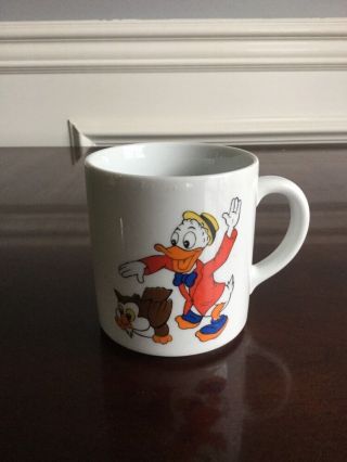 Vintage Boreuther Bavaria Germany Walt Disney Donald Duck Coffee Mug Porcelain