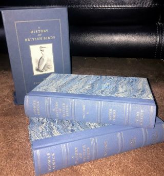 Folio Society A History Of British Birds Thomas Bewick Two Volumes In Slipcase