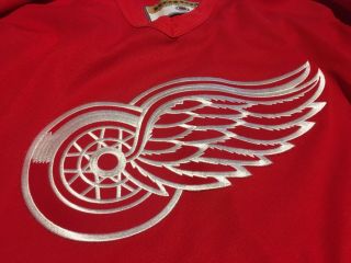 Vintage Detroit Red Wings NHL Hockey Jersey XL Adult Home Red KOHO Blank No Name 2