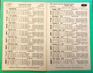 Vintage 1966 Taunton Greyhound Program - 18th DERBY 