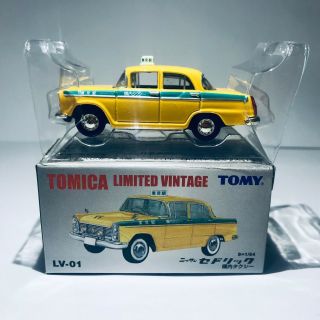 [tomica Limited Vintage Lv - 01 1/64] Nissan Cedric Yard Taxi Japan Limted