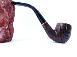 Vintage Estate Pipe Thermofilter Rusticated Imported Briar Tobacco Smoking