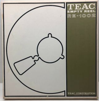 Teac Re - 1002 10.  5 " Metal Empty Reel For 1/4 " Tape Japan