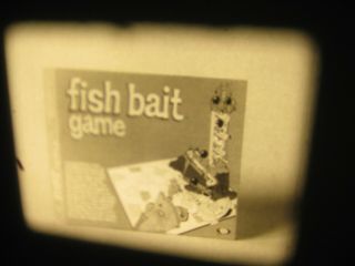 Vtg 16mm Ideal Toy Film Commercial - Fish Bait Game D3