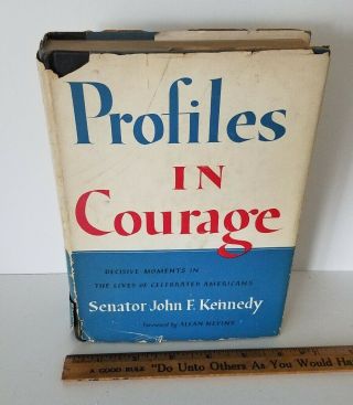 Profiles In Courage 1st Edition 1955/6 Senator John F.  Kennedy Vintage Hardcover