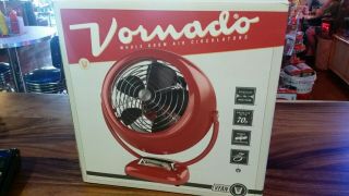 Vornado Vfan 3 Speed Vintage Red Air Circulators Fan