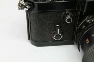 Vintage Nikon EM 35mm Film Camera w/ 80 - 200mm Sears lens 3