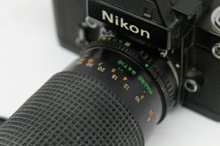 Vintage Nikon EM 35mm Film Camera w/ 80 - 200mm Sears lens 5