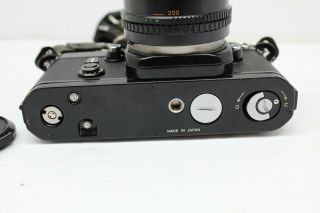 Vintage Nikon EM 35mm Film Camera w/ 80 - 200mm Sears lens 7