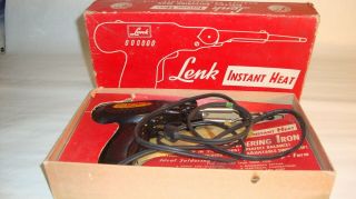 Vintage Lenk Electric 675 - 1 Soldering Iron 115v/180 W Box