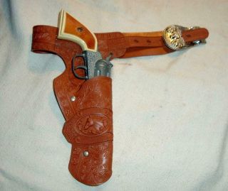 Vintage Gabriel Toy Gun & Holster Play Set Cowboy Western