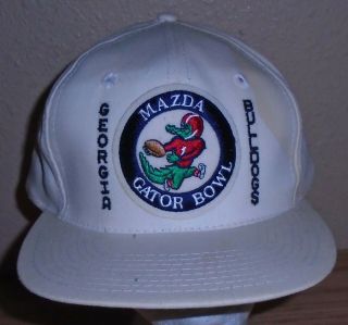 Georgia Bulldogs Vintage 1989 Mazda Gator Bowl Football Snapback Hat