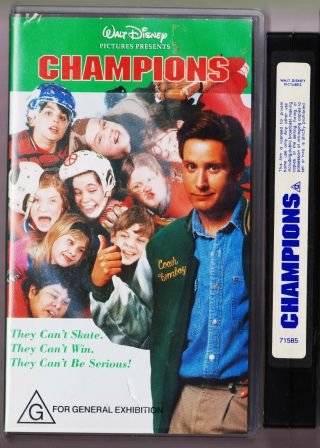 Walt Disney: The Mighty Ducks Are The Champions - Vintage Vhs Video Tape