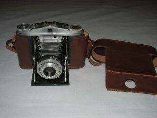 Vintage Agfa Isolette Ii Camera,  Made In Germany,  With Case,