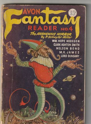 Avon Fantasy Reader No 4 - 1947 - Avon - Ray Bradbury Short Story " Man Upstairs "
