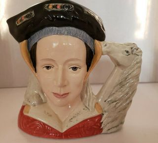 Royal Doulton Character Jug Anne Of Cleves D6653 Large Limited 1979 Vtg 7 Inch