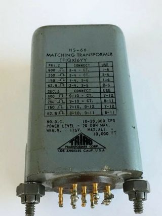 (1) Triad Hs - 66 Audio Matching Transformer Tfiqxi6yy (estate)