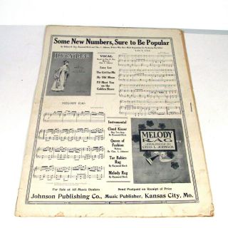 Peanuts A Nutty Rag by Ethel Earnist Vintage Sheet Music 2