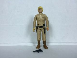 1980 Vintage Star Wars Luke Skywalker Bespin Fatigues Figure Yellow Hair 102