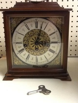 Vintage Linden Triple Chime Mantle Clock