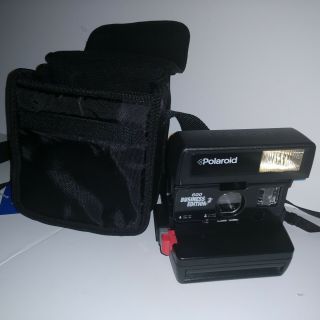 Poloroid 600 Business Edition 2 Instant Camera Comes With Case And Strap.