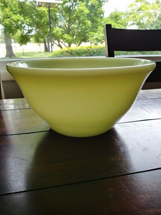Vintage Mckee Mck Jadeite Green Depression Milk Glass 9 " Mixing Bowl