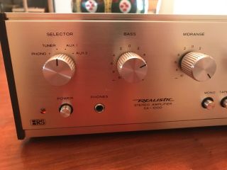 Realistic SA - 1000 Stereo Integrated Amplifier - One of their best IA ' s 3