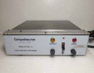 Cvc - 2501 - A Comprehensive Heavy Duty Bulk Audio Video Reel Casette Tape Eraser